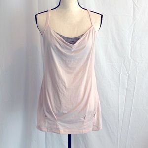 Lululemon CYB Pretty Pink/Wee Space Grey Tank 10